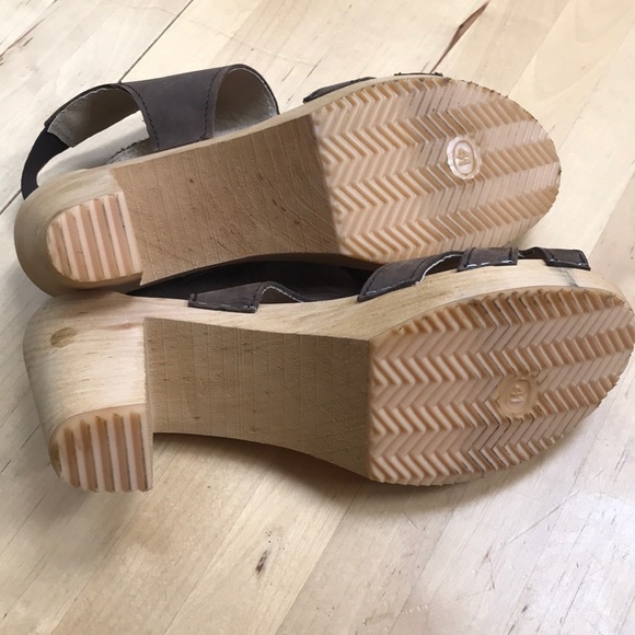 Swedish clogs open toe sandals made in Sweden - Picture 7 of 8